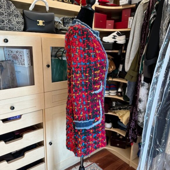 Dolce and Gabbana tweed and denim jacket - Picture 6 of 9